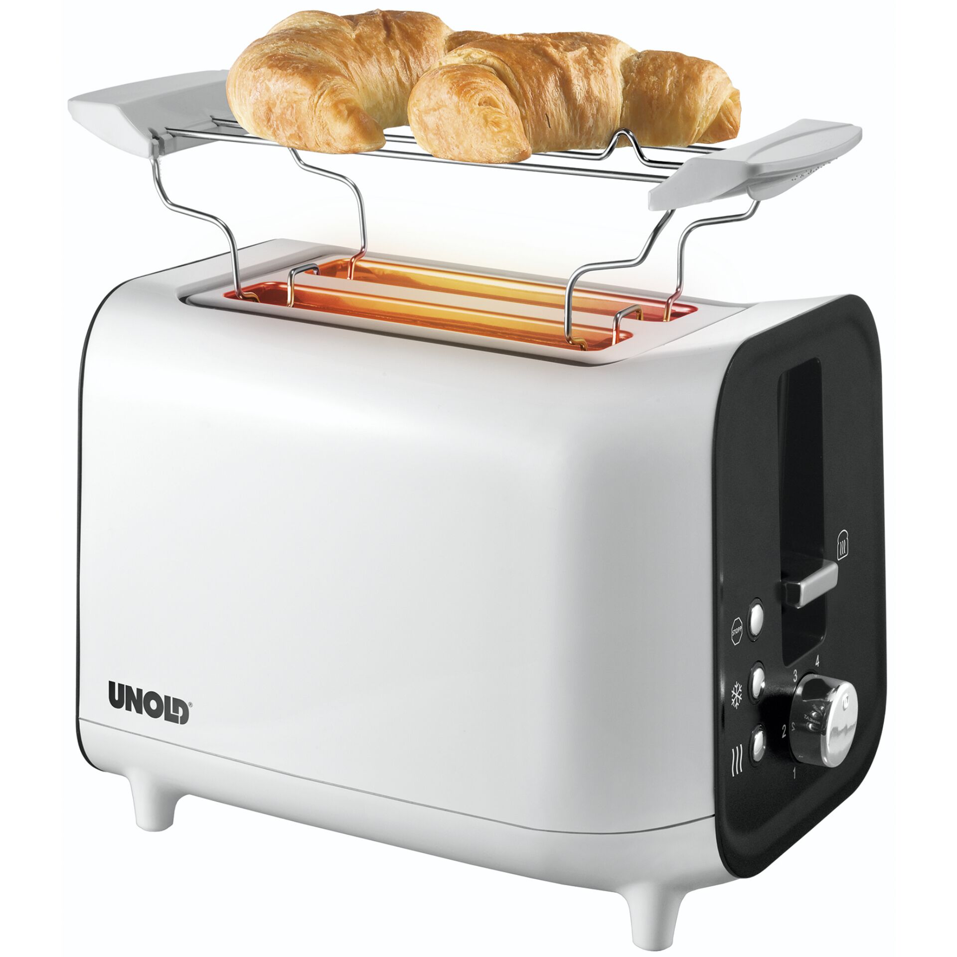 Unold 38410 Toaster Shine White