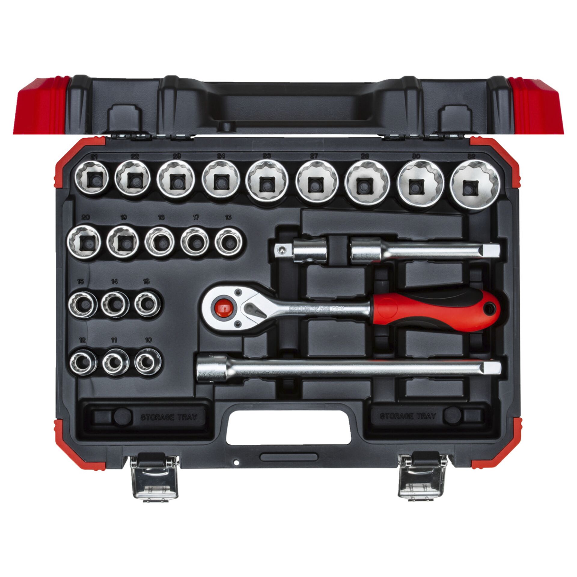 GEDORE red Steckschluessel-Satz 1/2 24-teilig 12-kant 820612_01