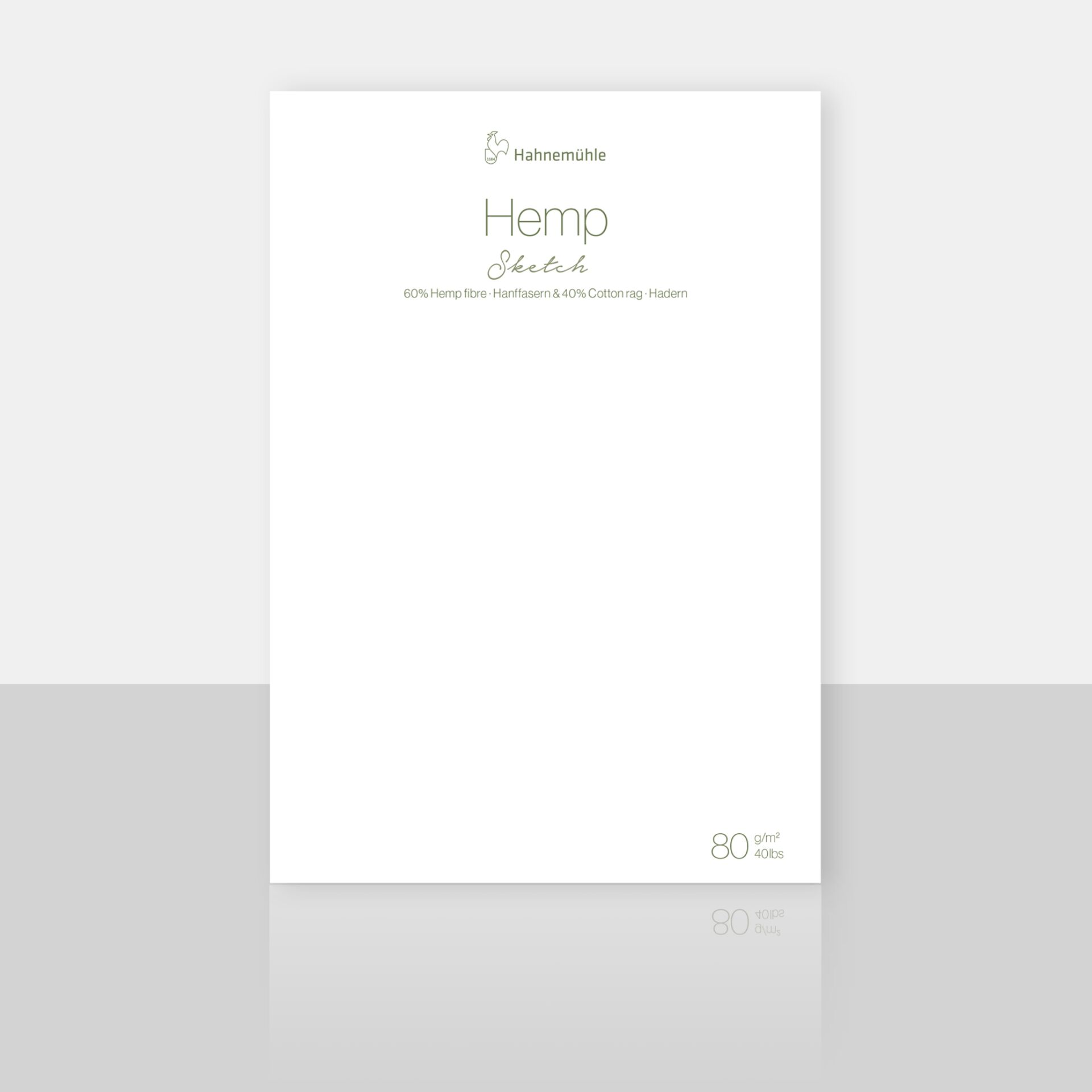 Hahnemühle Hemp Sketch A 4 80 Blatt 80 g 801334_01