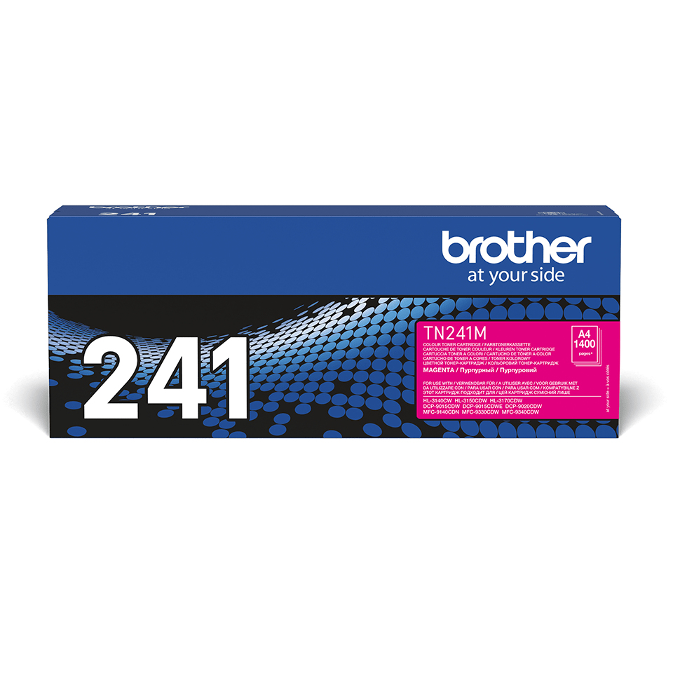 Brother Toner TN-241M Magenta (ca. 1400 Seiten) – Ansicht 1