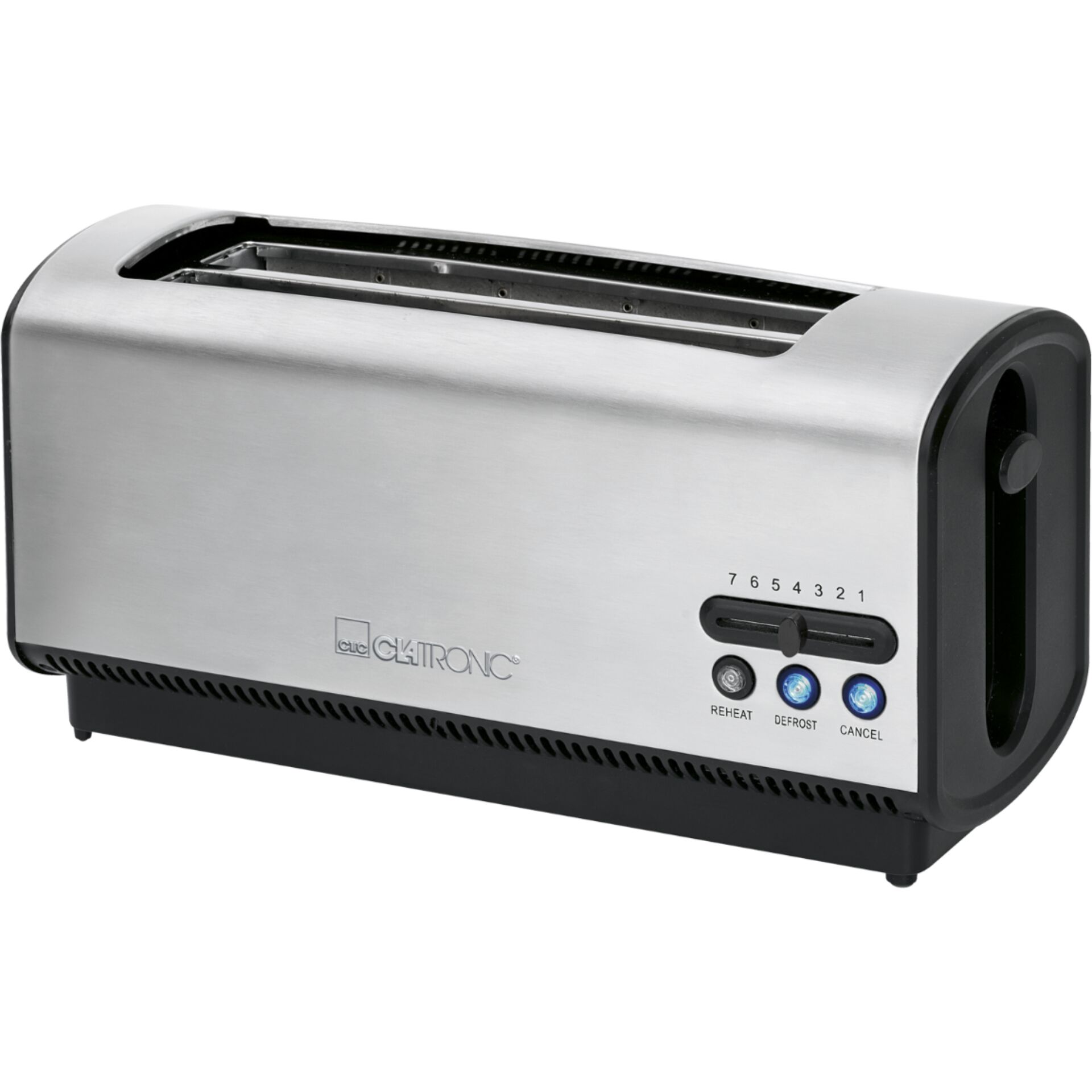 Clatronic TA 3687 inox 4 Scheiben-Langschlitztoaster