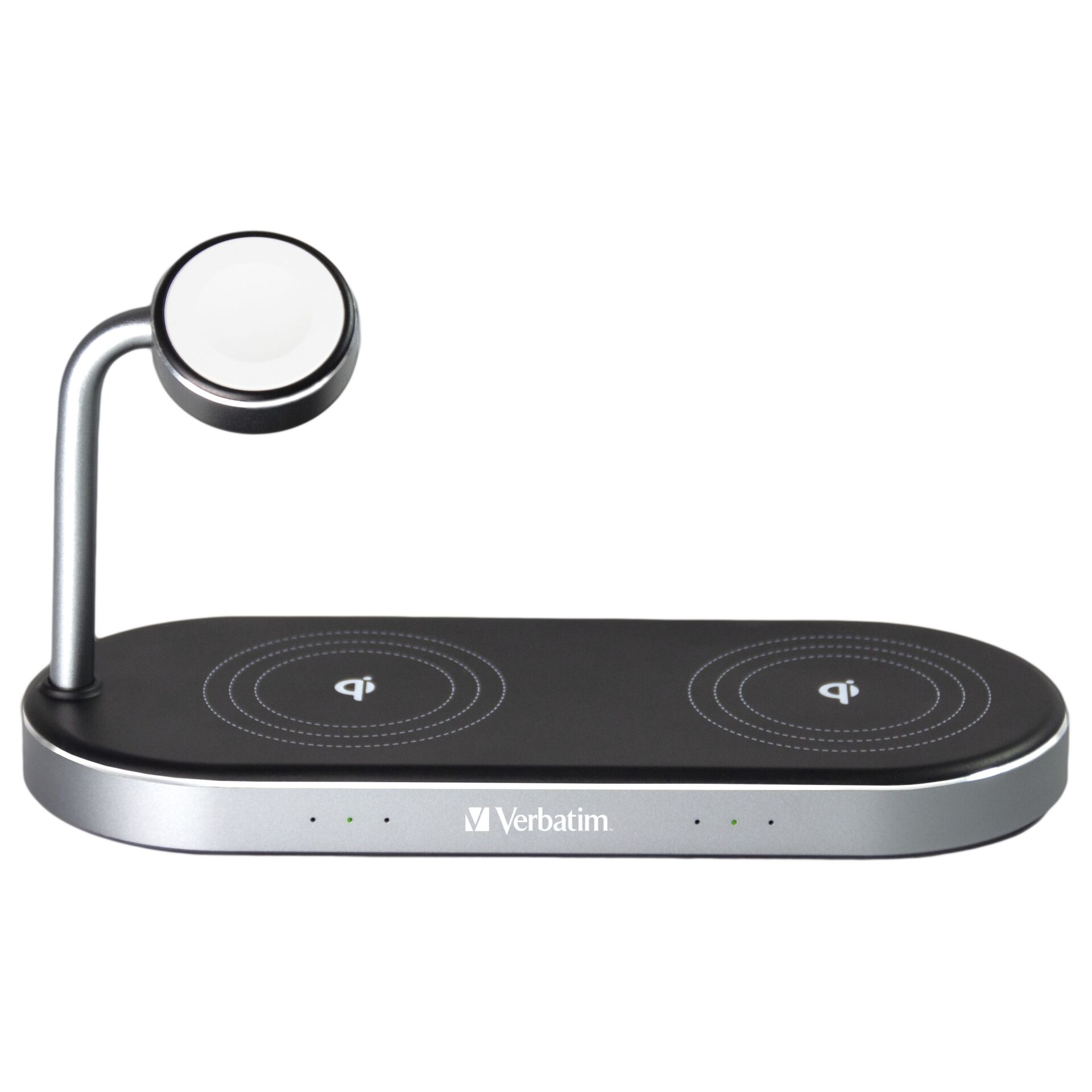 802314_00 Verbatim WCS-03 Aluminium 3-in-1 Qi MFi Dual WiFi+Apple Watch Ch.