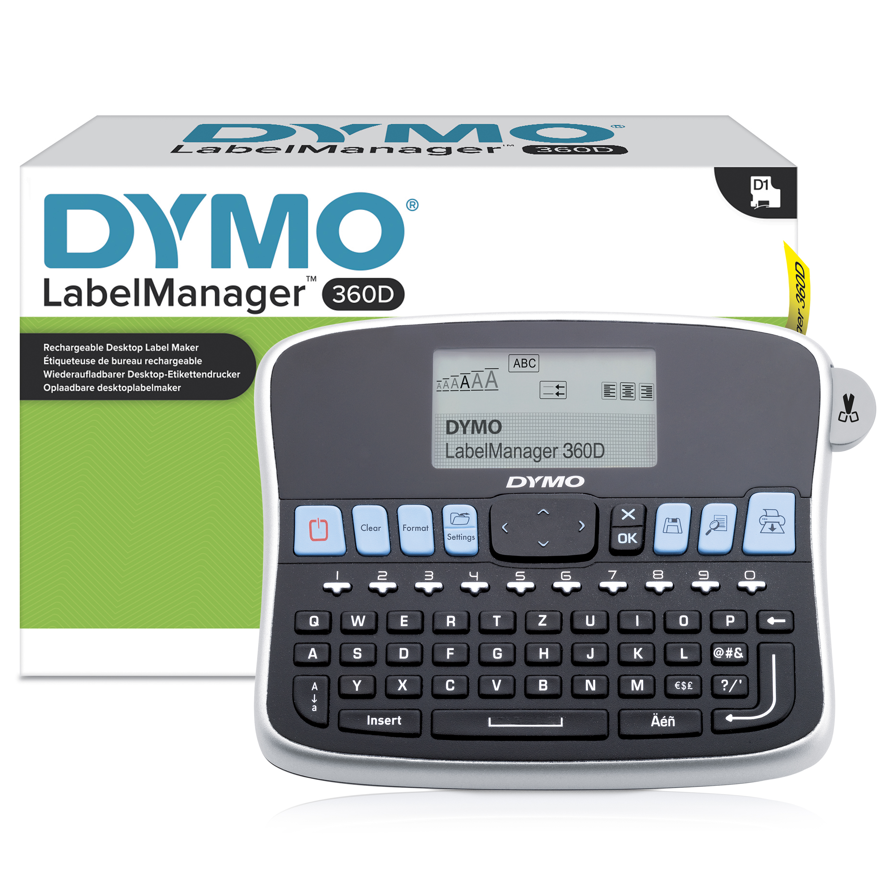 DYMO LabelManager 360D Etikettendrucker Wärmeübertragung 180 x 180 DPI Verkabelt