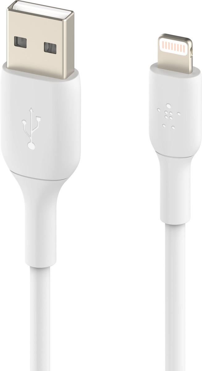 Belkin Lightning Lade/Sync Kabel PVC mfi zertifiziert 2m weiß