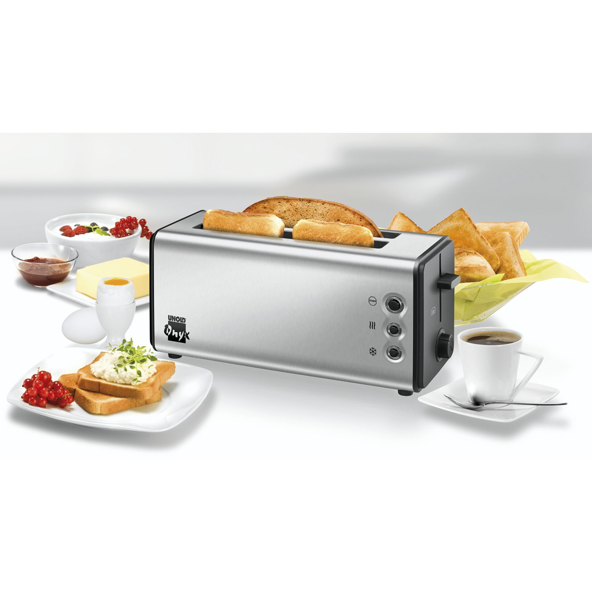 Unold 38915 Toaster Onyx Duplex