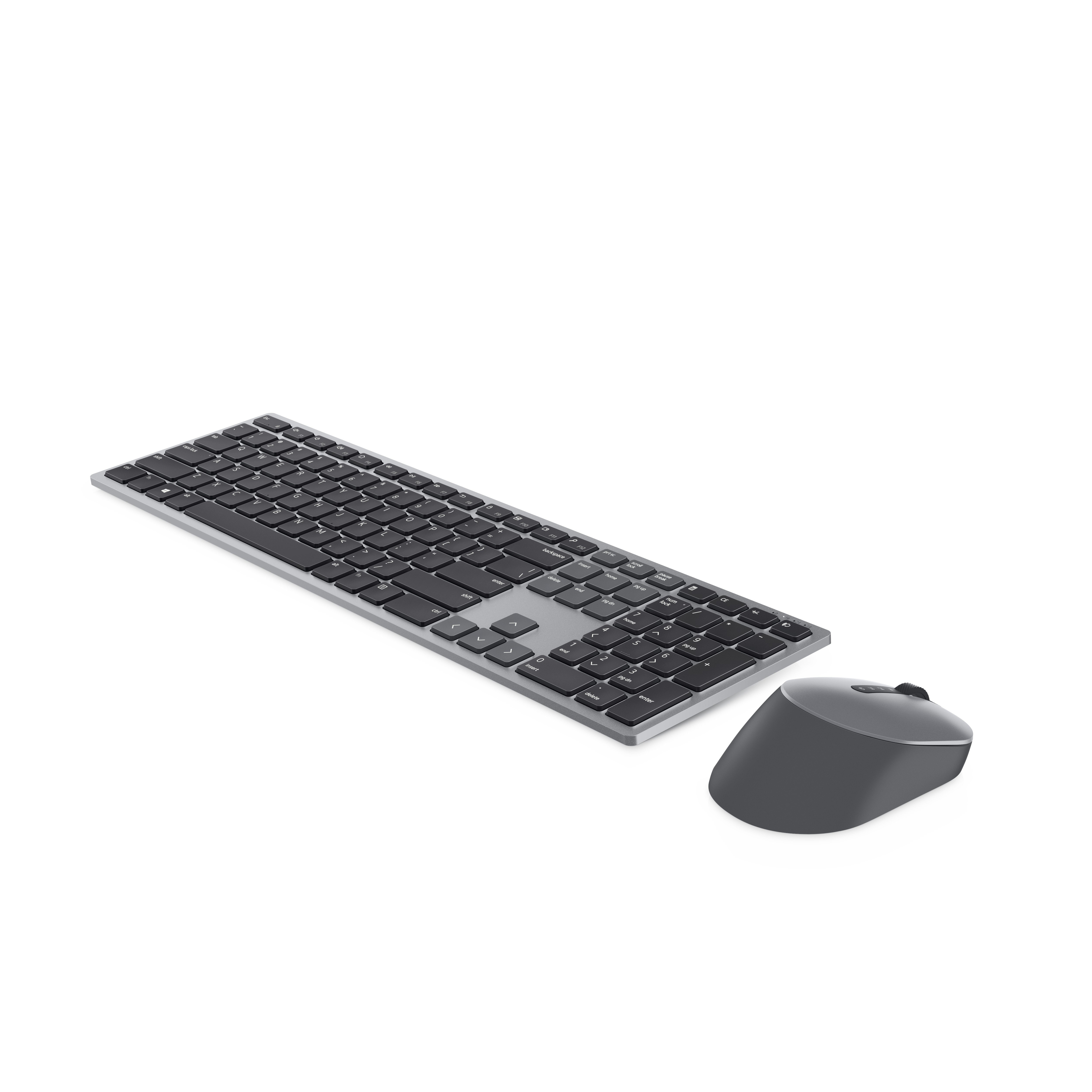 DELL KM7321W Tastatur RF Wireless + Bluetooth QWERTZ Deutsch Grau, Titan