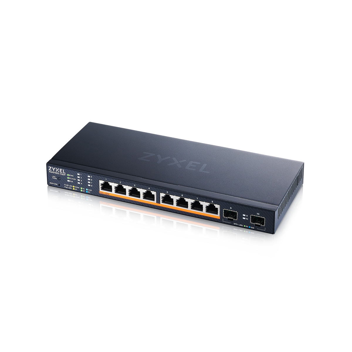 ZyXEL XMG1915-10EP 8-Port 2.5GbE 2x SFP+ 8x PoE++ Switch 130W