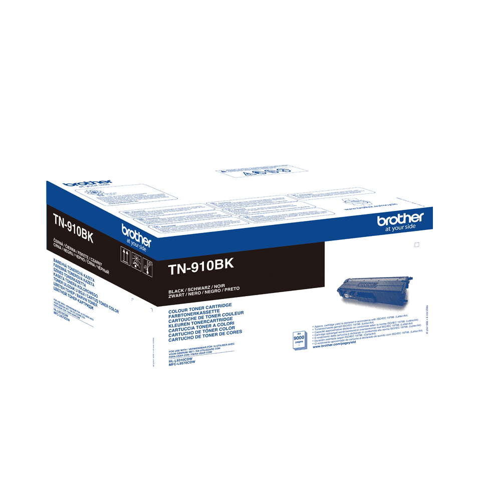 Brother TN-910BK Laserpatrone 9000Seiten Schwarz Lasertoner / Patrone
