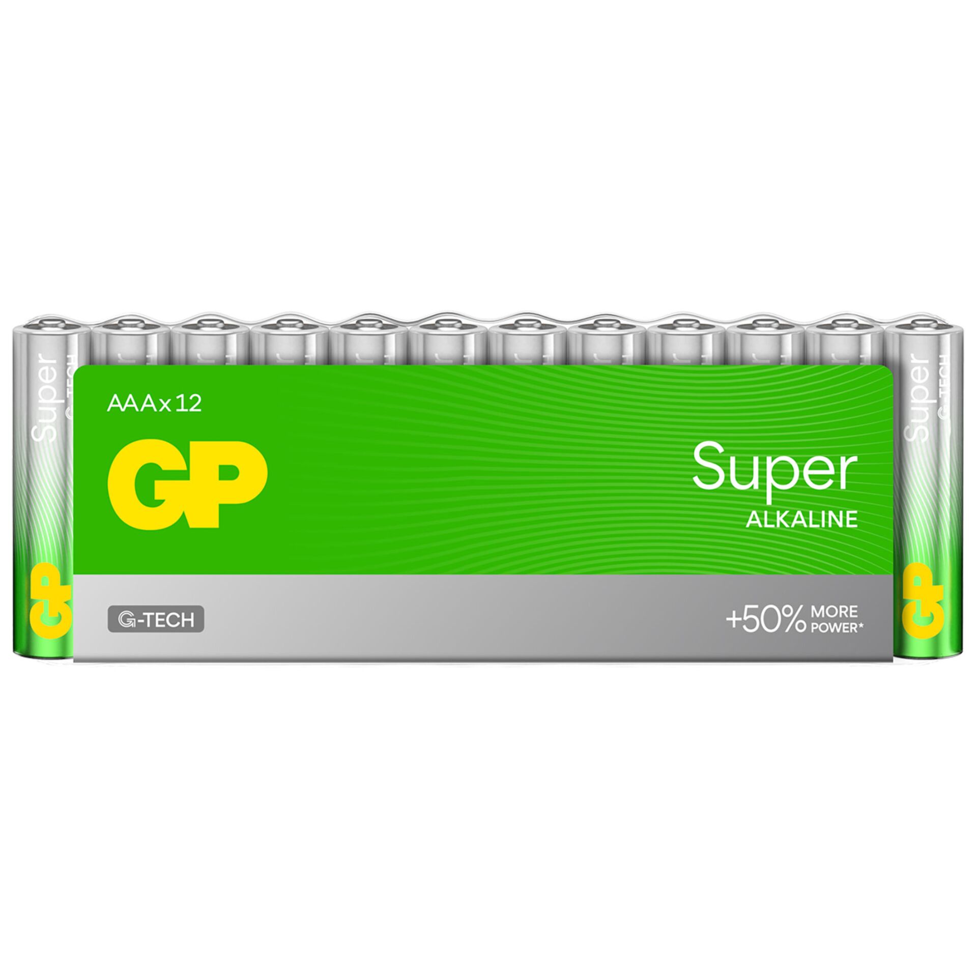 1x12 GP Super Alkaline 1,5V AAA Micro LR03 Rel.03024AETA-S12 824637_02