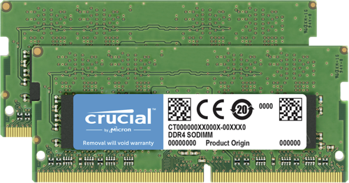 Crucial 64GB Kit DDR4 3200 MT/s 32GBx2 SODIMM 260pin CL22