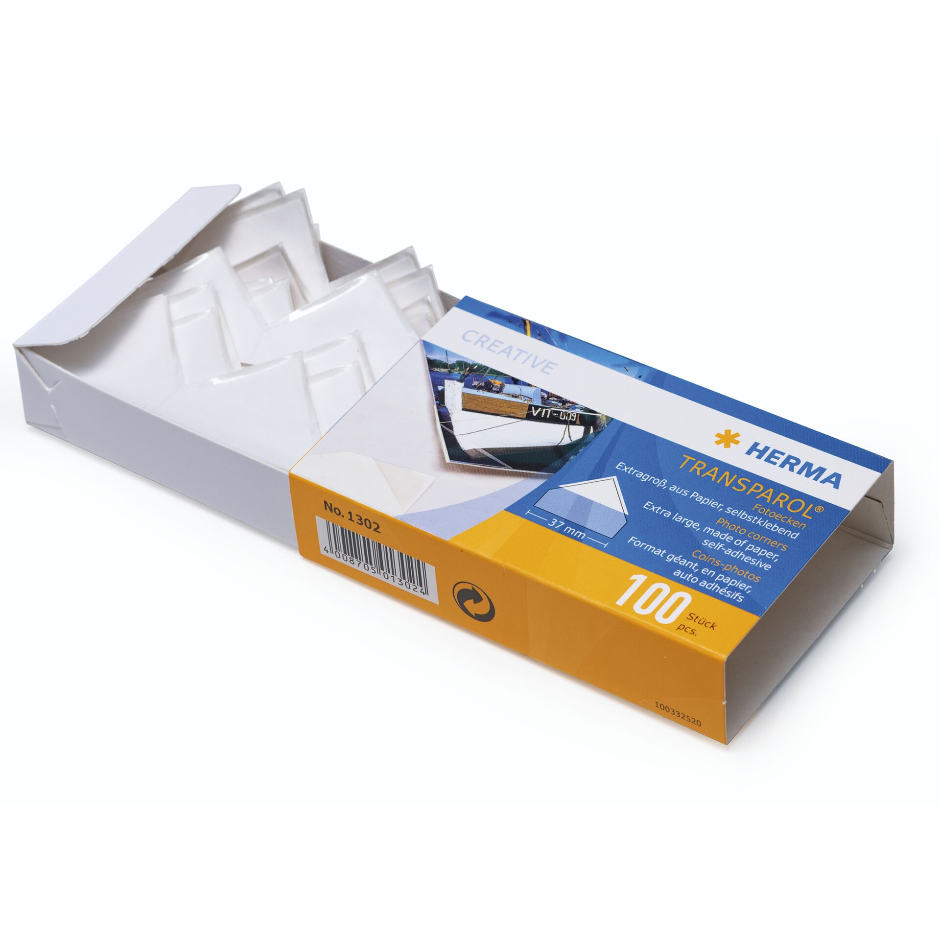 Herma Transparol Fotoecken XXL 100 St. 2er-Streifen        1302 346206_01