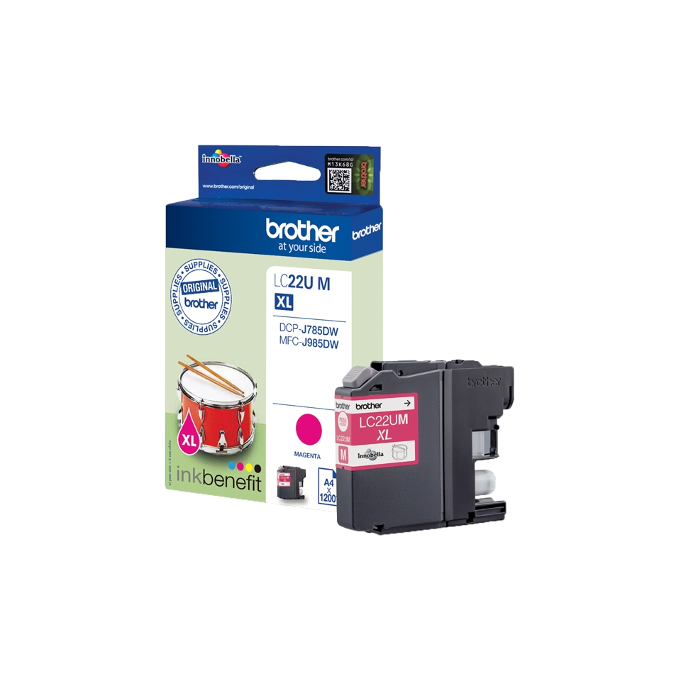 Brother LC-22UM 1200Seiten Magenta Tintenpatrone