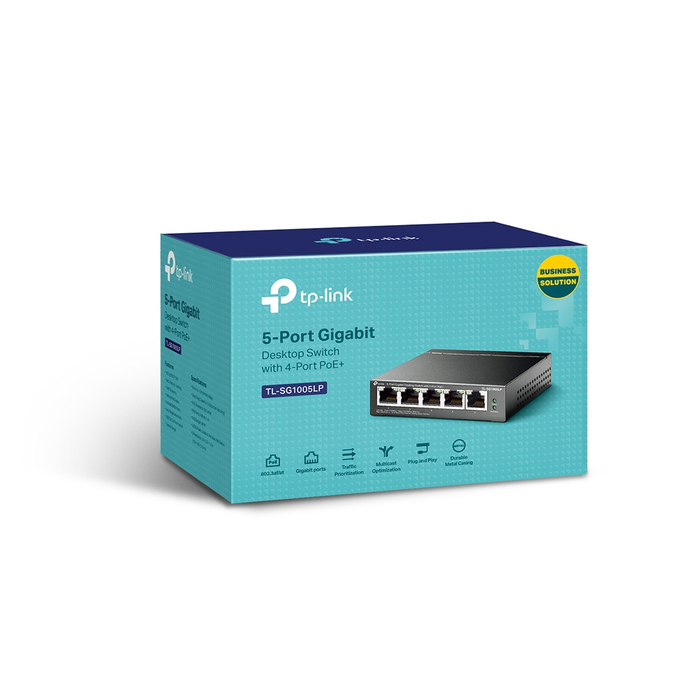 TP-Link TL-SG1005PE 5-Port Gigabit -4x PoE+- L2 Smart Switch 80231908_4956935933