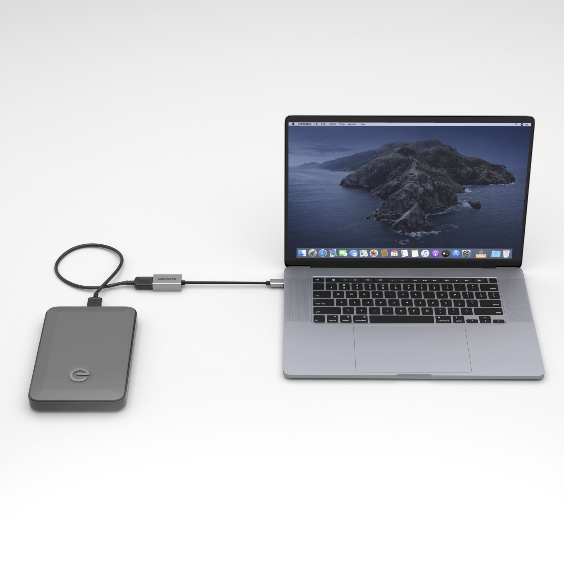 Marmitek 08375 USB Kabel 0,15 m USB 3.2 Gen 1 (3.1 Gen 1) USB C USB A Schwarz, Silber 674193_04