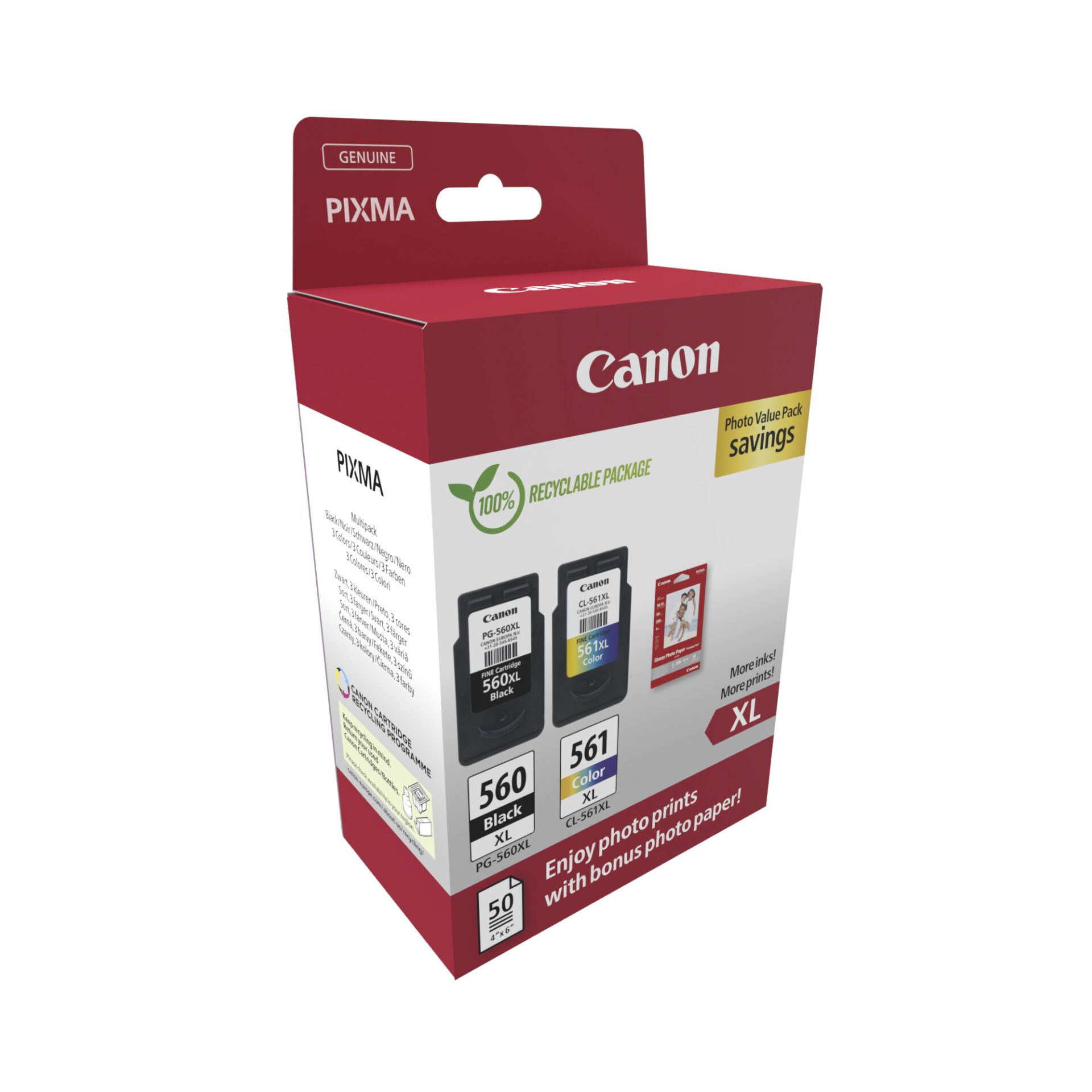 Canon PG-560 XL / CL-561 XL Photo Value Pack 829922_01