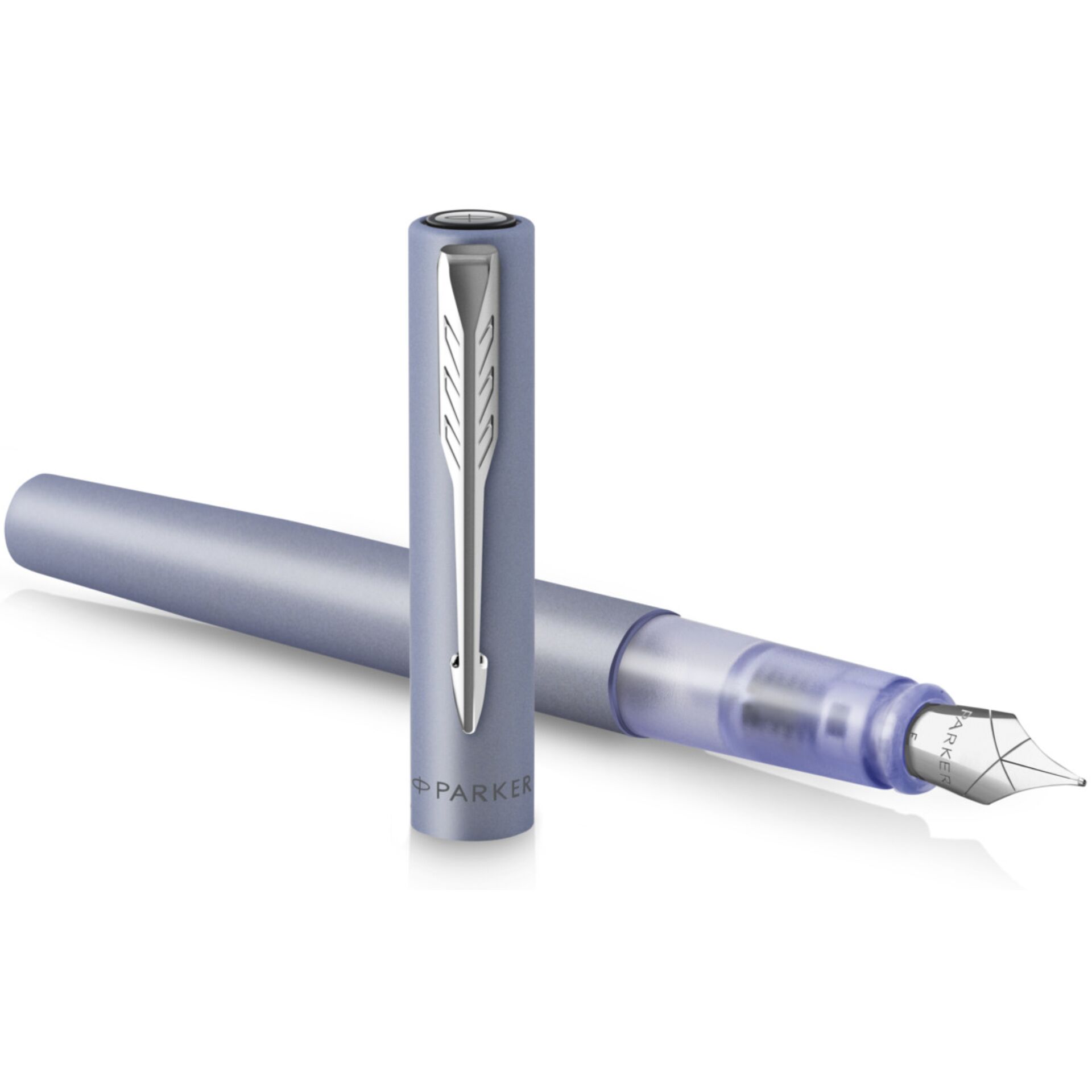 Parker Vector XL Metallic Silver Blue C.C. Rollerball F