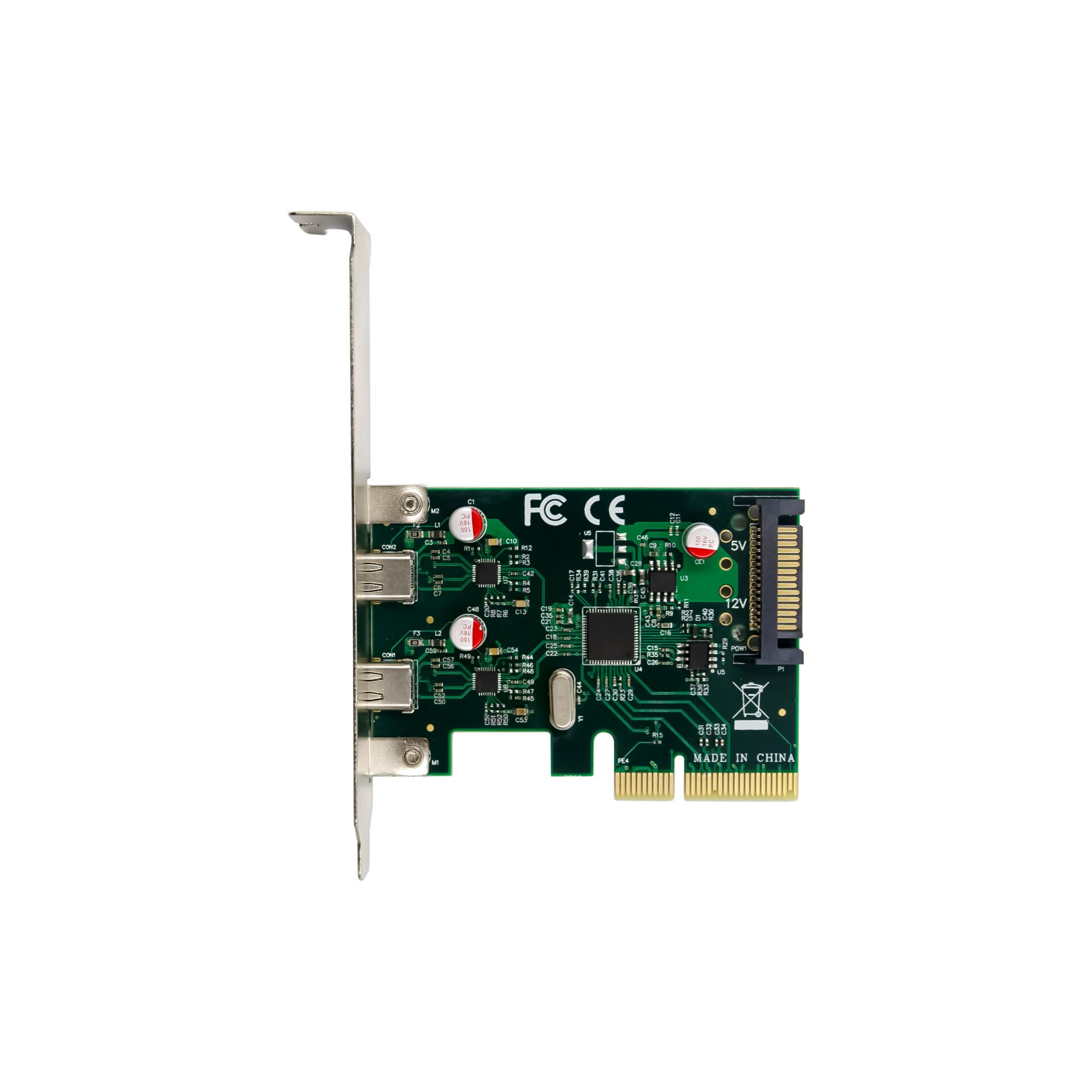 Conceptronic  2-Port USB 3.2 Gen 2 Type-C PCIe Card 134607_01
