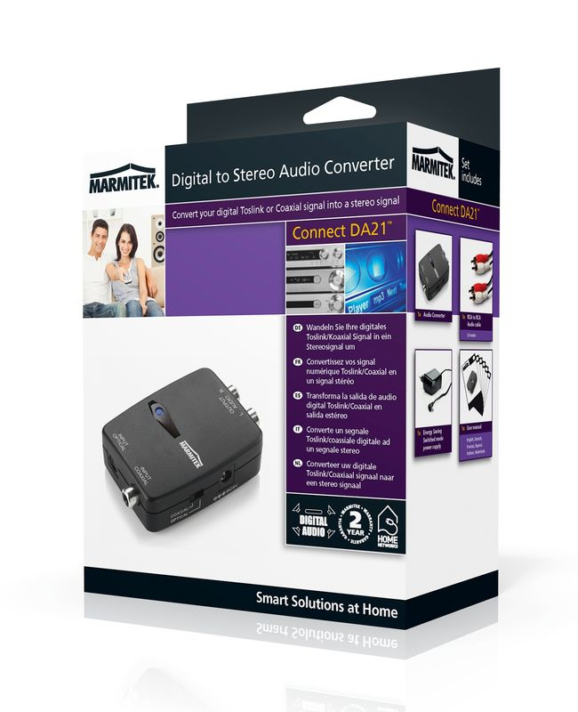 20882790_6657 Marmitek Connect DA21 Audio-Konverter Schwarz