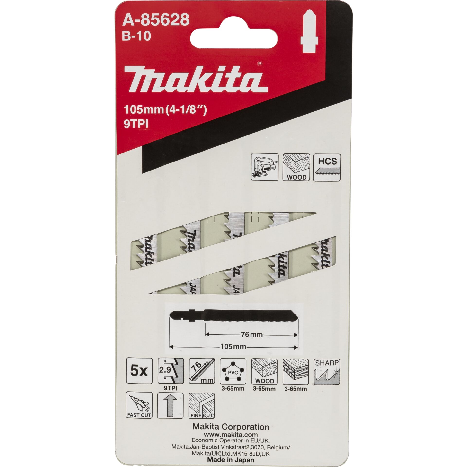 Makita A-85628 Stichsägeblatt B-10 807130_00