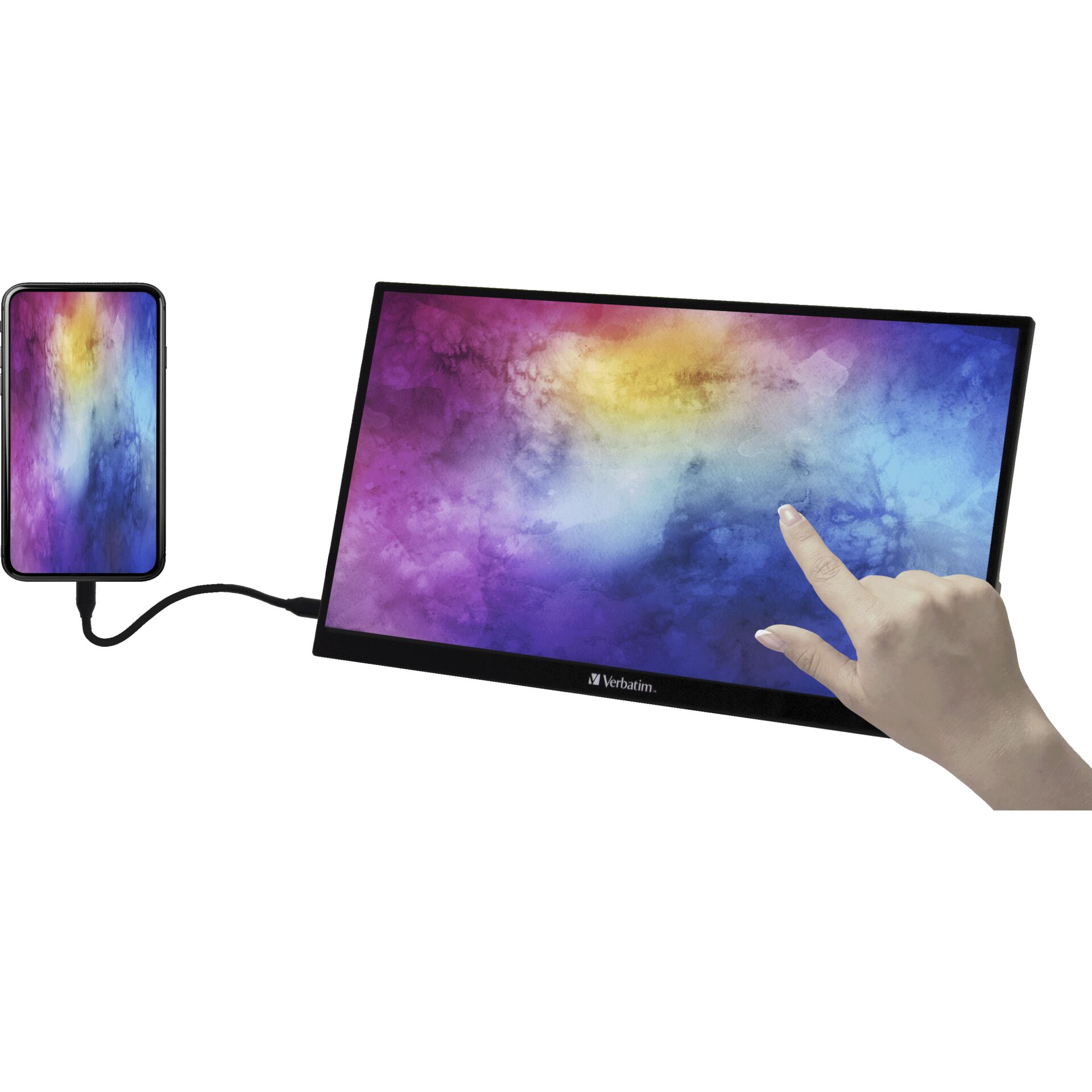 Verbatim PMT-14 Portable Touchscreen Monitor