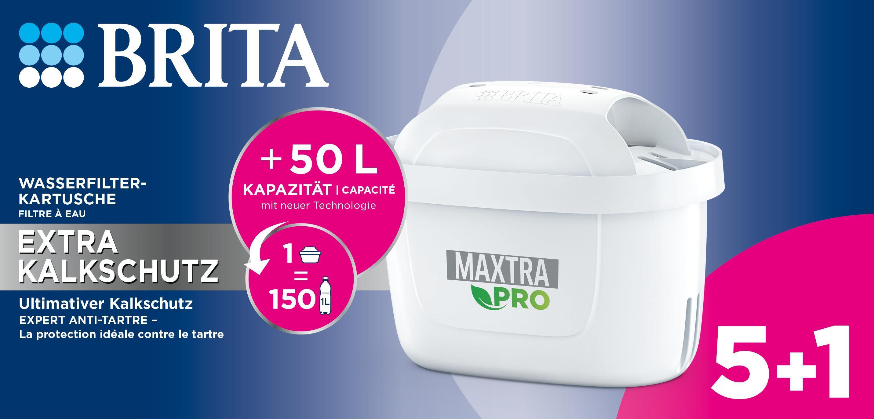 Brita MAXTRA PRO Extra Kalkschutz Pack 5+1 1ebffbceace1426f54816044789fef8f