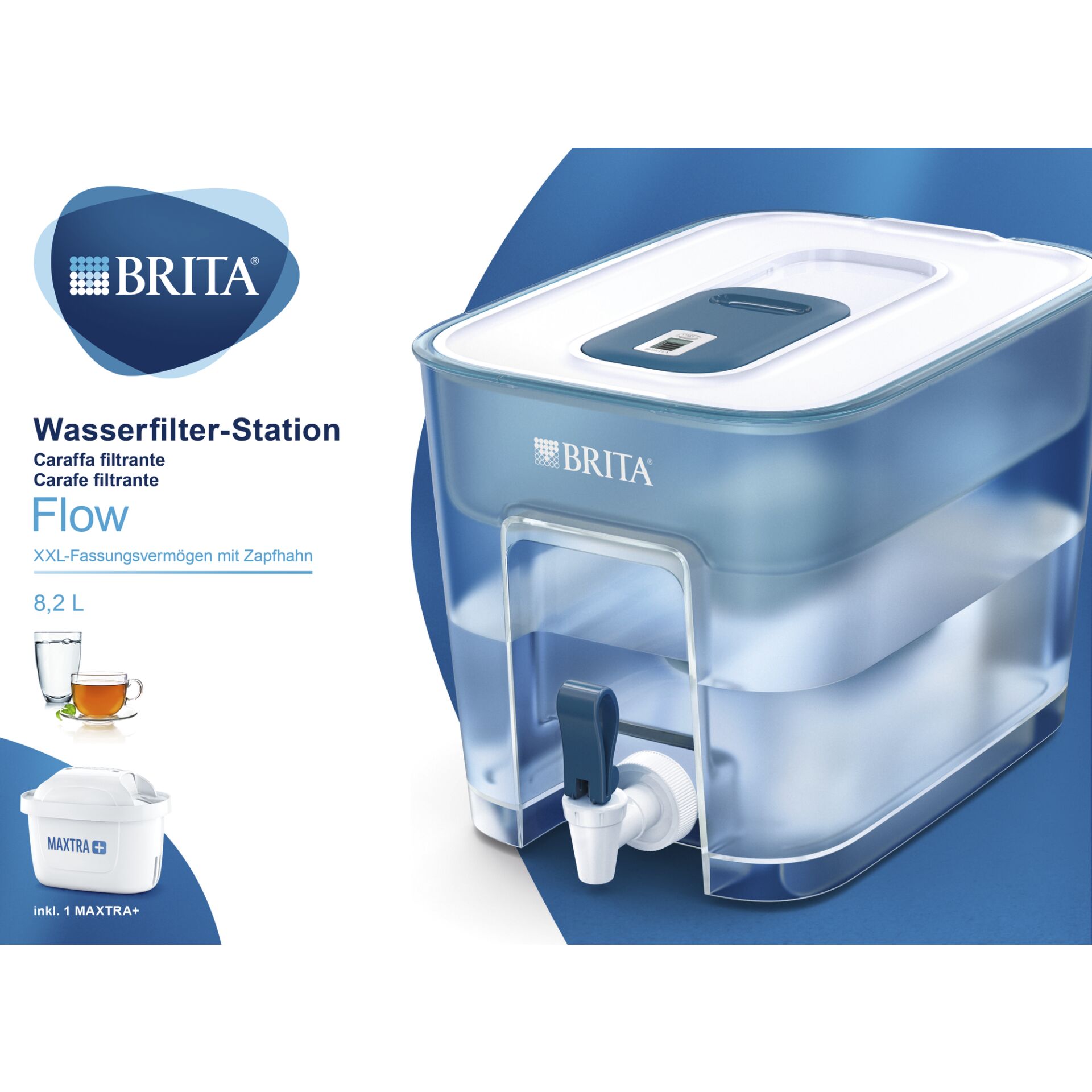 Brita Flow weiß-petrol 790743_07