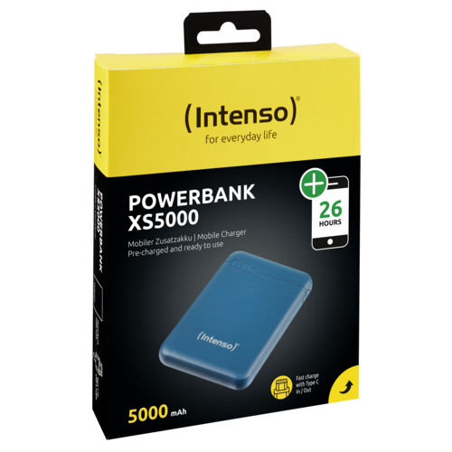 Intenso Powerbank XS5000 pertol 5000 mAh inkl. USB-A to Type-C