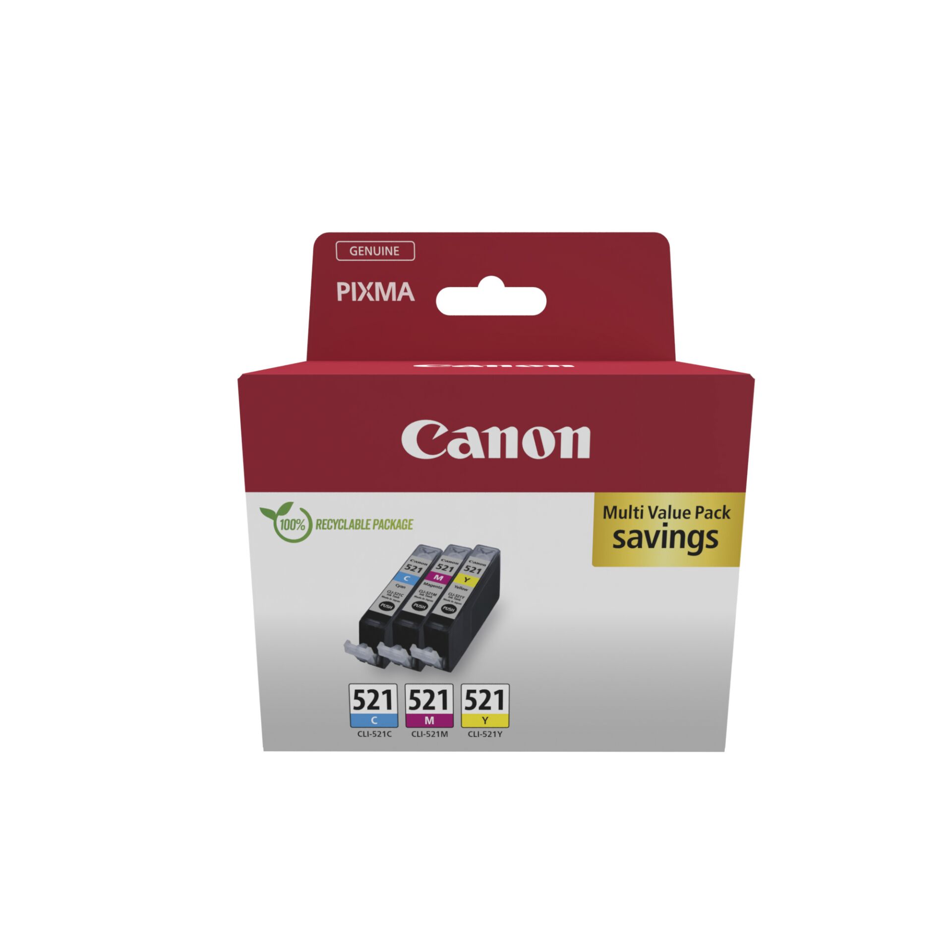 Canon CLI-521 C/M/Y Multipack 829894_00