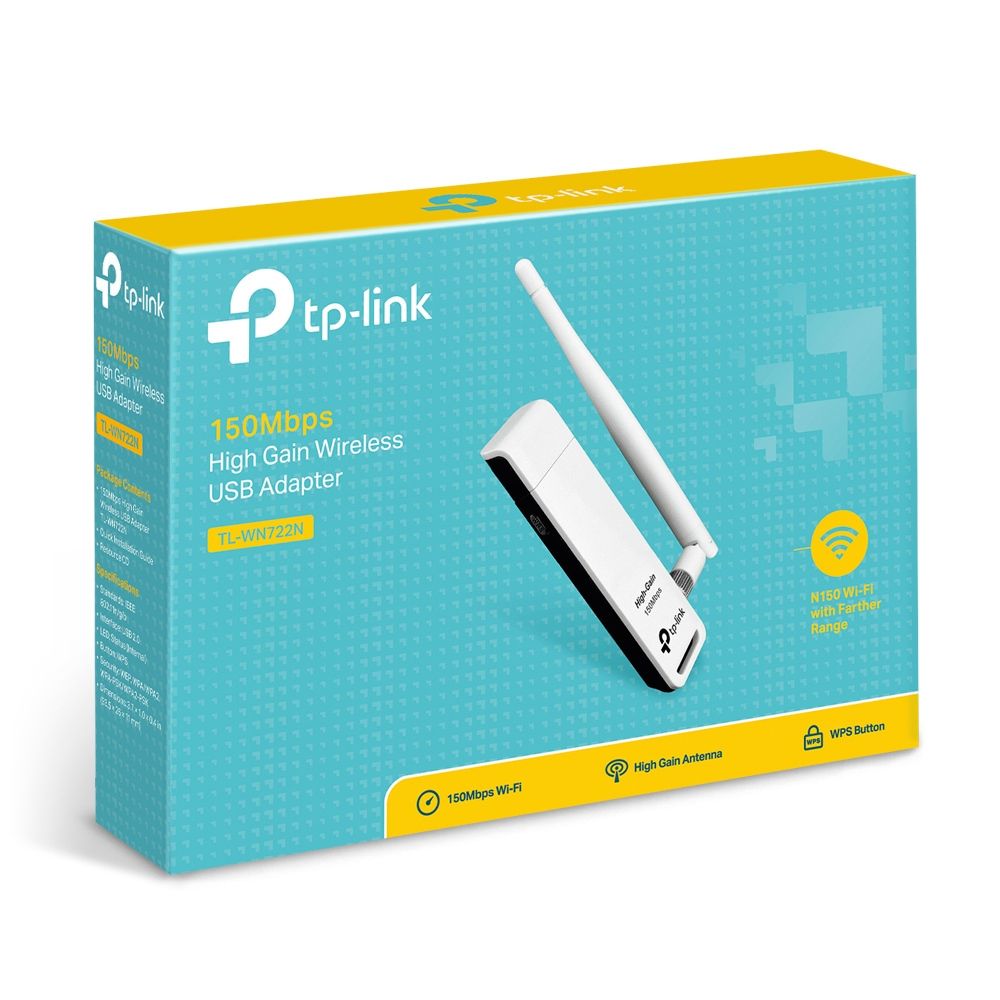 TP-LINK Drahtloser High-Gain-150Mbps-USB-Adapter