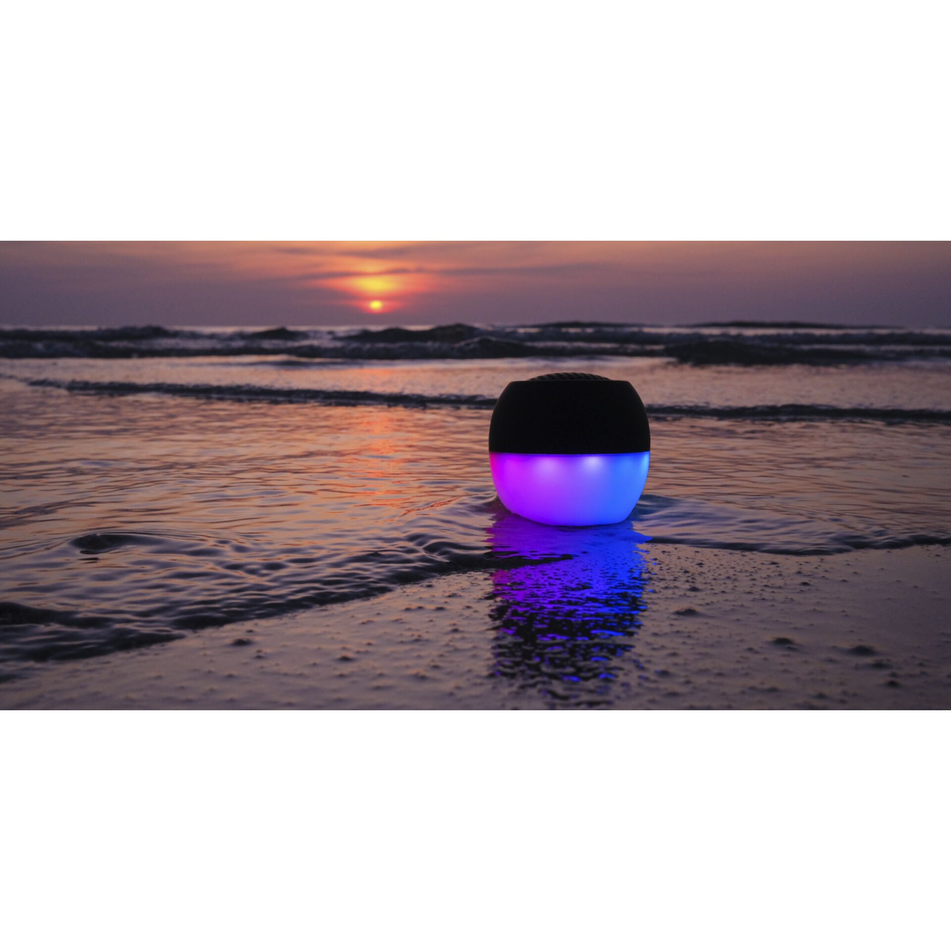 Boompods Tide Round  Speaker Soundflare Black