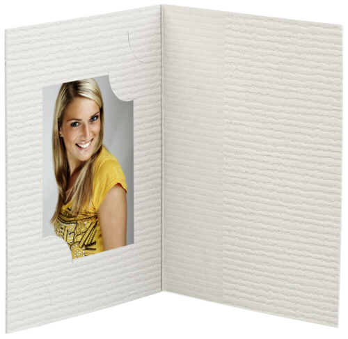 1x100 Daiber Passbildmappen grau