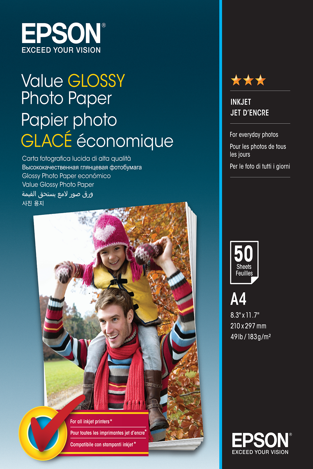 Epson Fotopapier glänzend C13S400036 -A4-50 Blatt- 33385008_1939444313