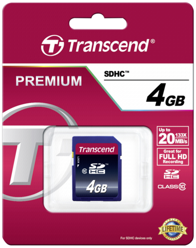 Transcend SDHC               4GB