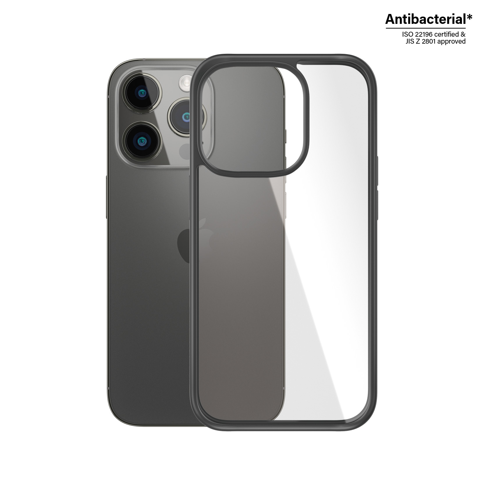 PanzerGlass ClearCase für Apple iPhone 14 Pro Schwarz 101812884_0576646334