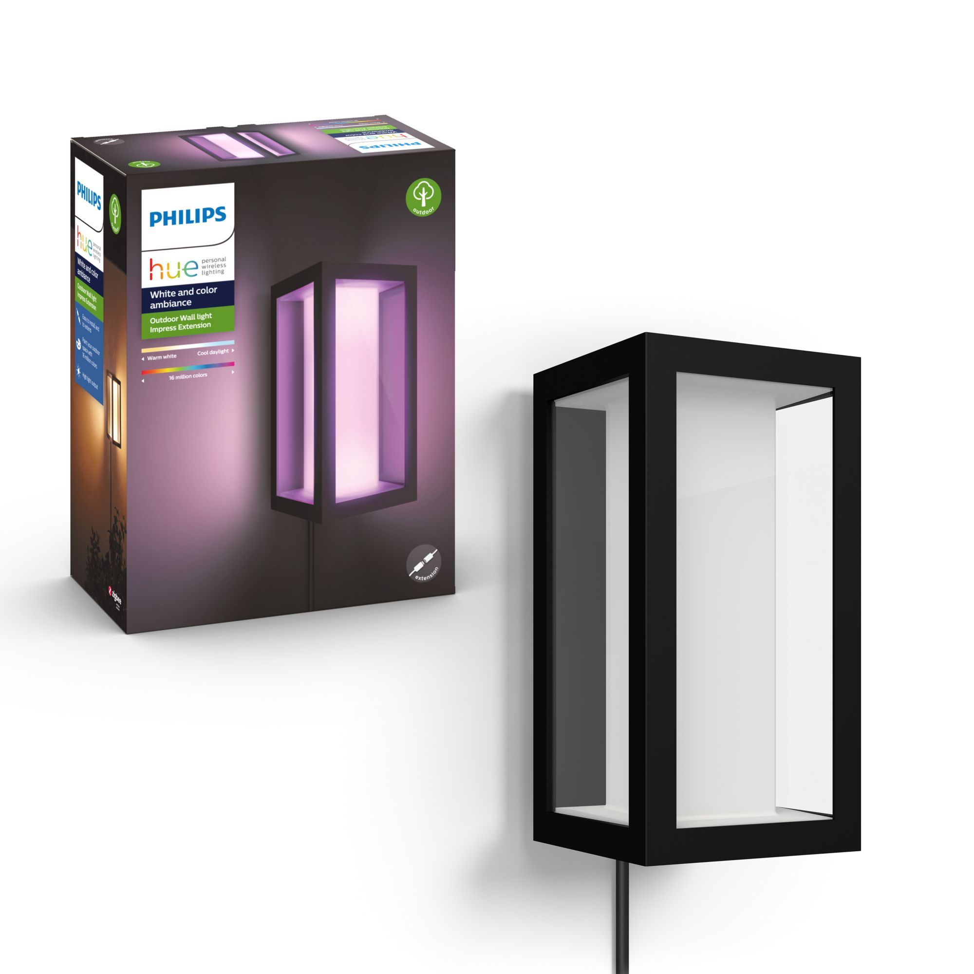 Philips Hue White&Col. Amb Impress Wandleu. schwarz Erweit.NV 77077818_2085108787