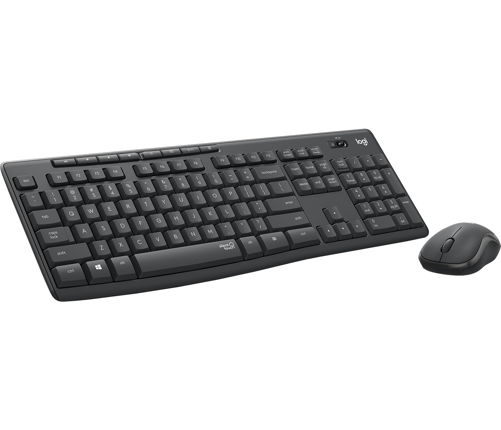 Logitech MK295 Silent Wireless Combo Tastatur RF Wireless QWERTZ Deutsch Schwarz