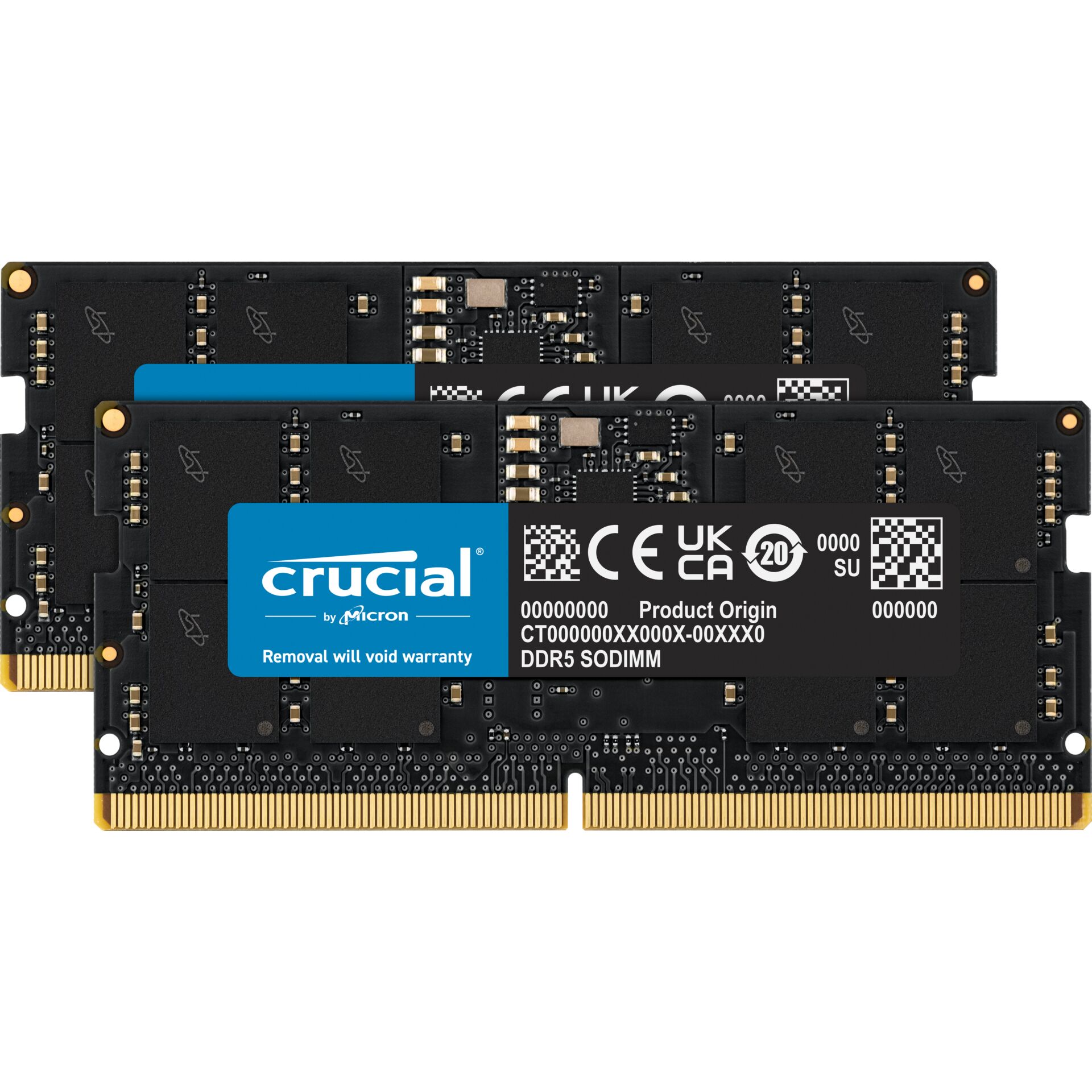 Crucial DDR5-5600 Kit       48GB 2x24GB SODIMM CL46 (16Gbit) 813955_00