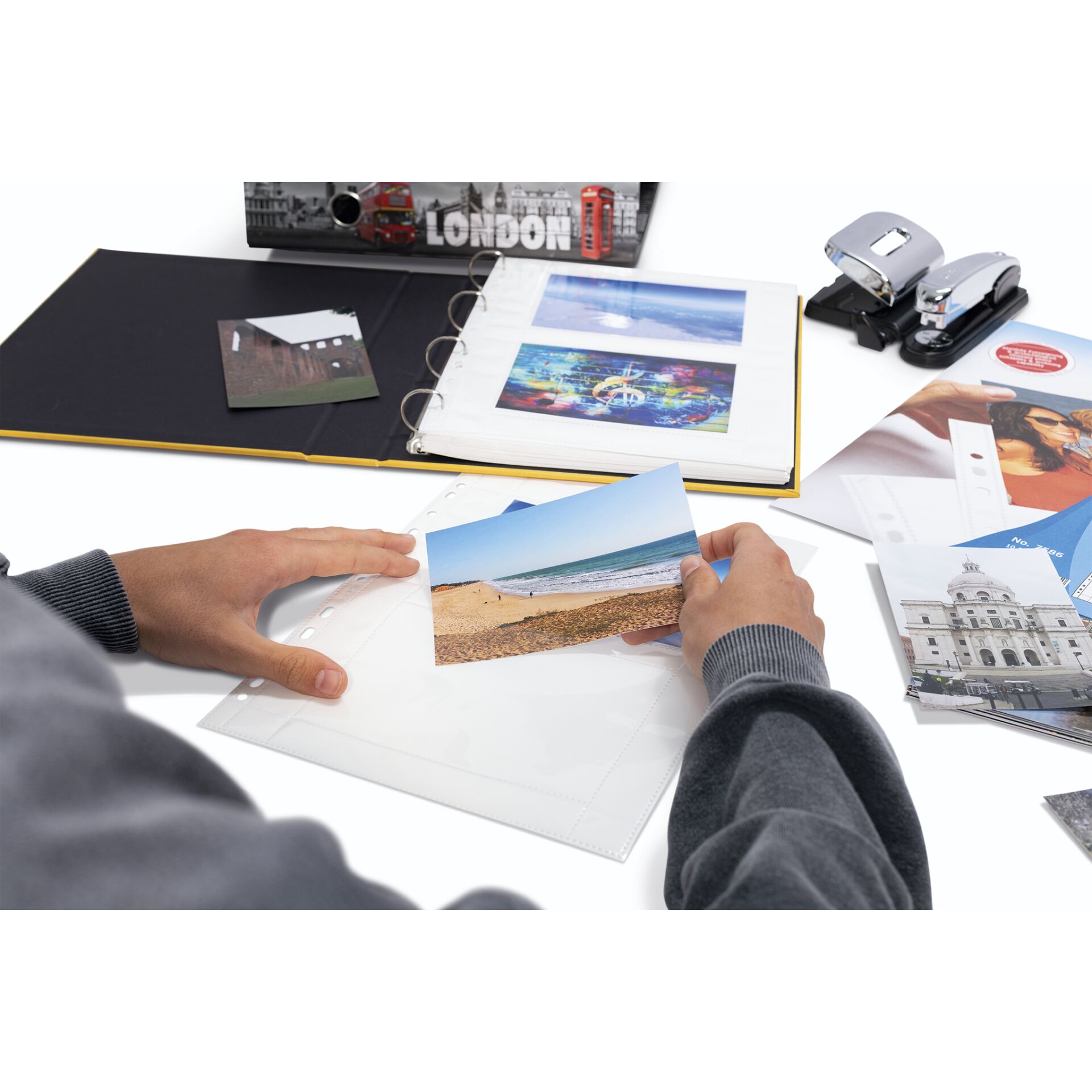 Herma fotophan 13x18 quer   weiß 250 Blatt                   7564 115687_05