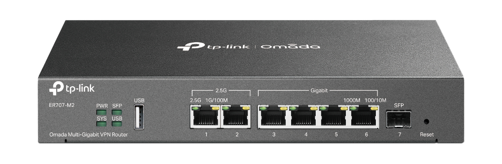 TP-Link ER707-M2 Omada Multi-Gigabit VPN Router – Ansicht 1