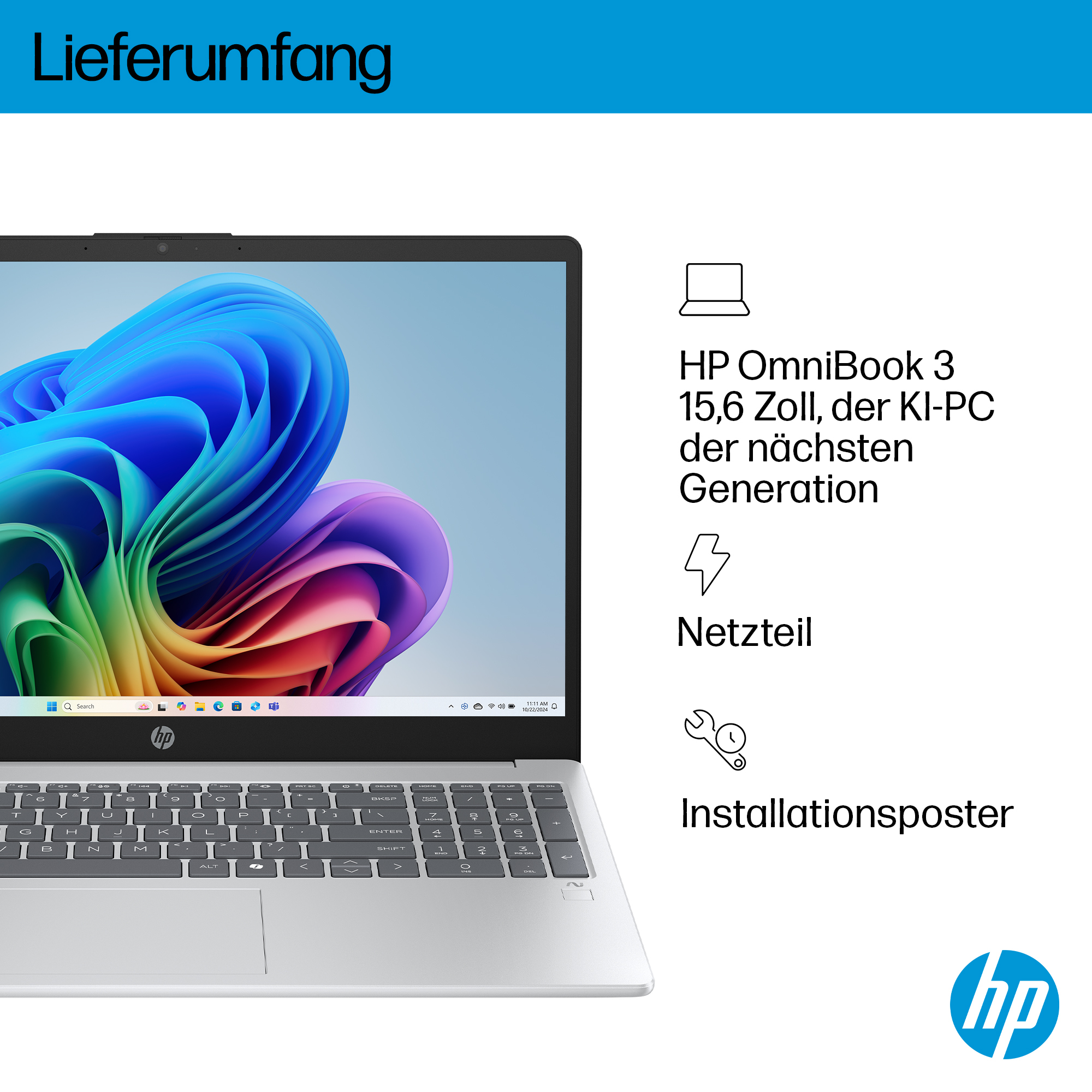 HP OmniBook 3 NGAI 15-fn0653ng 39,6cm (15,6 ) AI5 16GB 1TB SSD 8aa40d501d4fa5a93f8ef9d7278698e3953ba68f