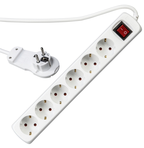 REV Steckdosenleiste Smart 6-fach 2m weiss
