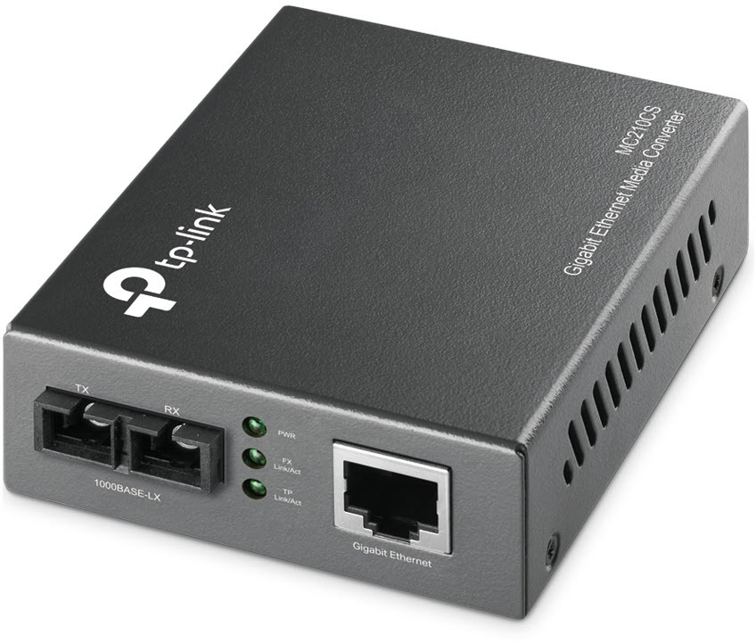 TP-LINK Gigabit-Ethernet-Medienkonverter(SC, Singlemode)