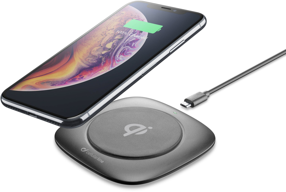 Cellularline Wireless Charger+Displex Glass+Case iPhone 11 Pro