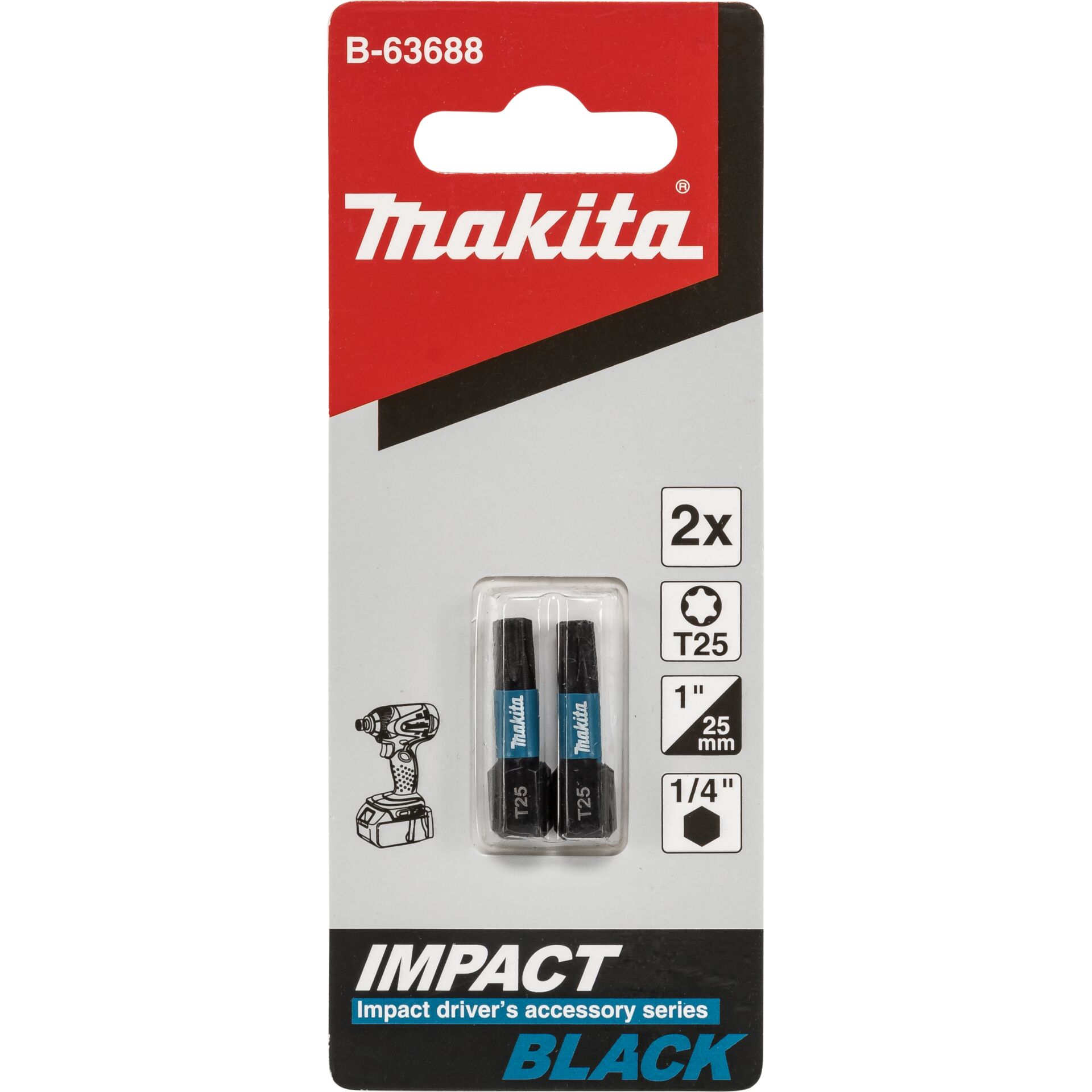 Makita B-63688 Bit T25x25mm 2Stk. 806738_01