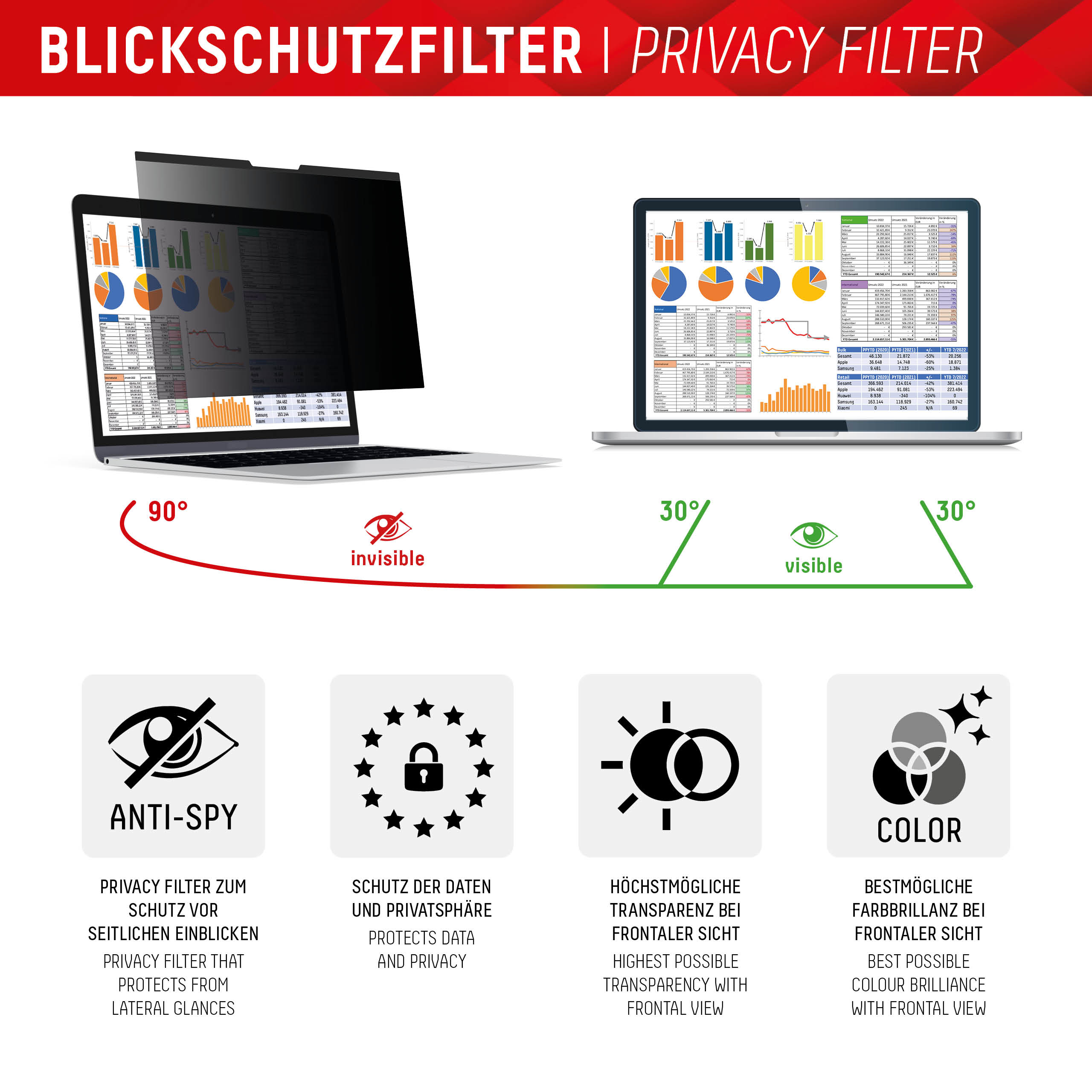 DISPLEX Privacy Safe Universal 15,6", 16:9