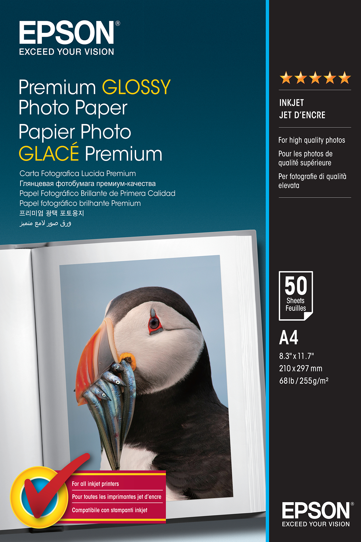 Epson Fotopapier Premium glänzend C13S041624 -A4-50 Blatt- 24051_2004330171