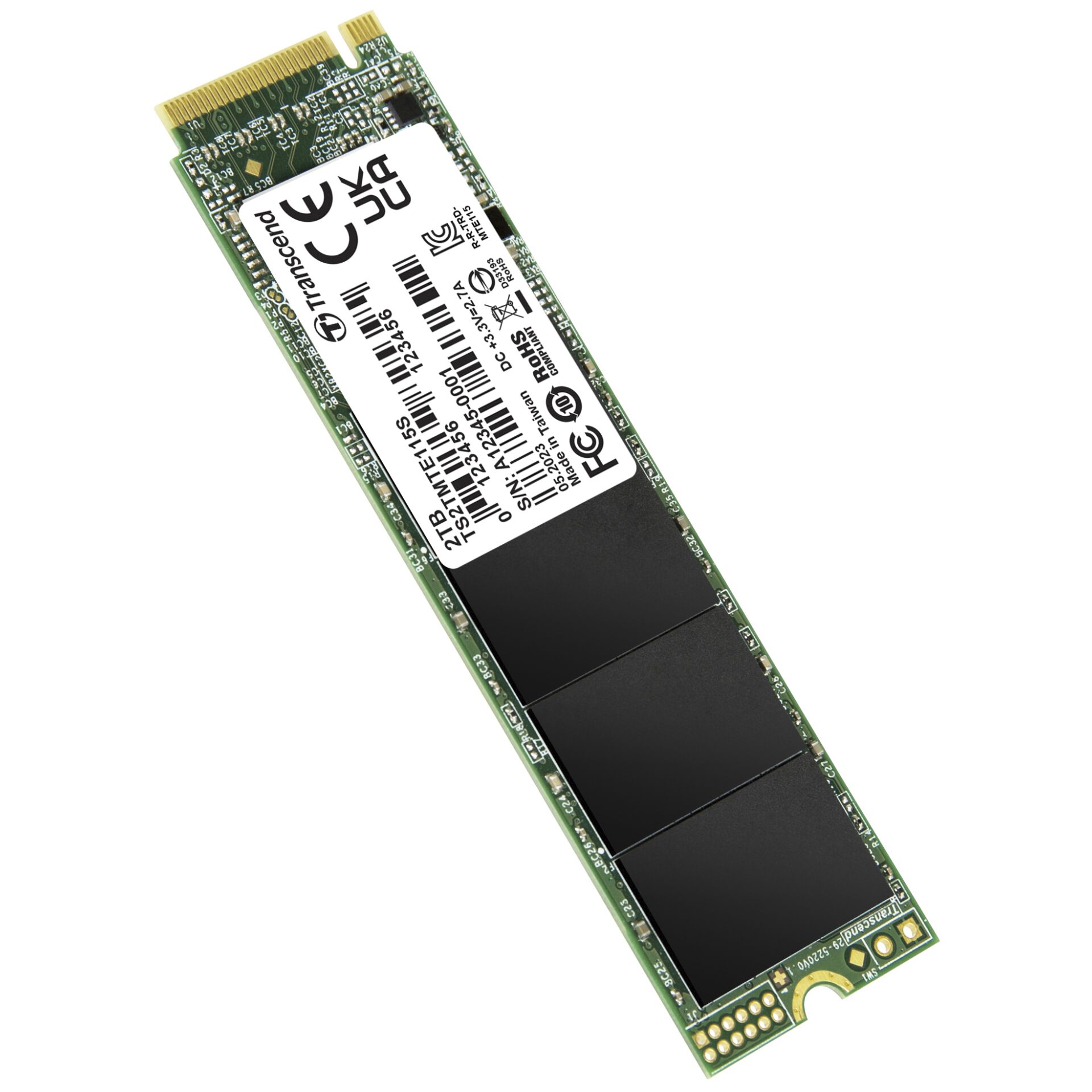 Transcend SSD MTE115S        2TB NVMe PCIe Gen3 x4 819037_01