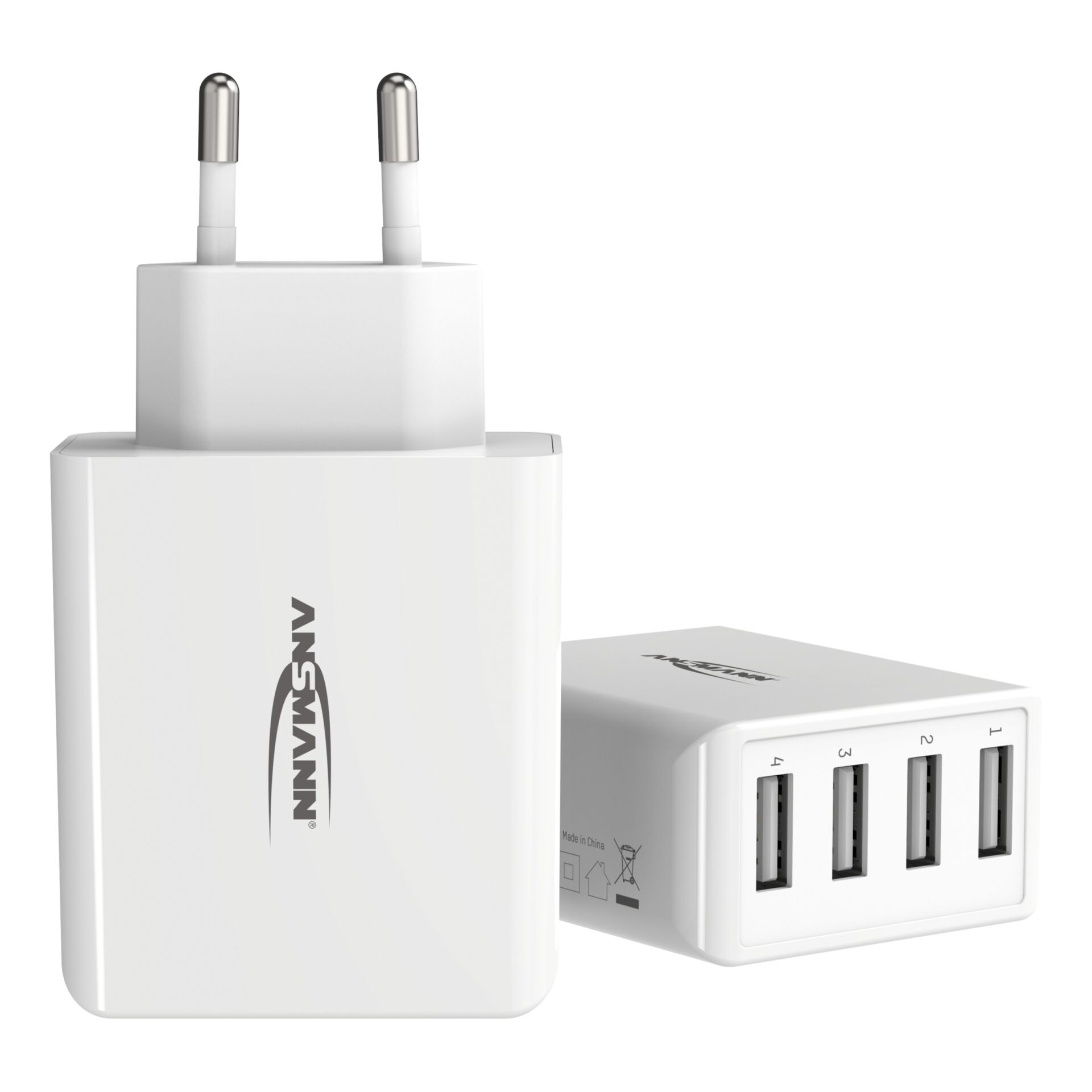 Ansmann Home Charger HC430 4xUSB 3000mA weiß