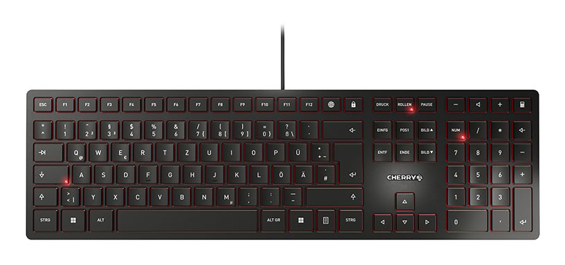 CHERRY KC 6000 SLIM Tastatur WIN, QWERTZ, Schwarz df07d5c30e83dc8df3a150f403351cbdb8b2fec3
