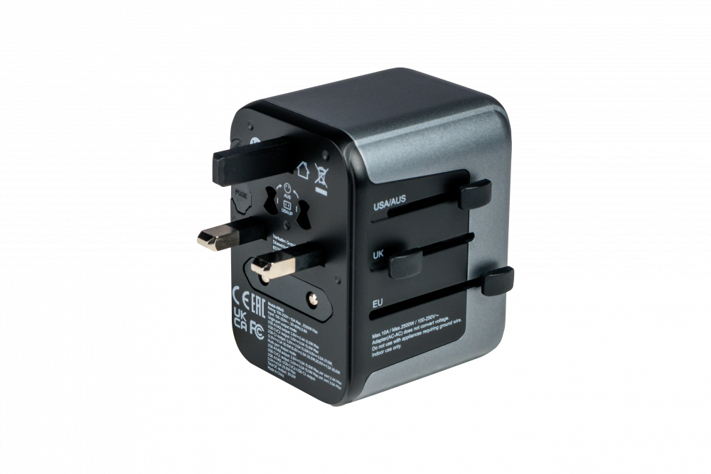 Verbatim Uni.Travel Adapt.UTA-03 USB-C 30W 2xUSB-C 2xUSB-A  49545 – Ansicht 11